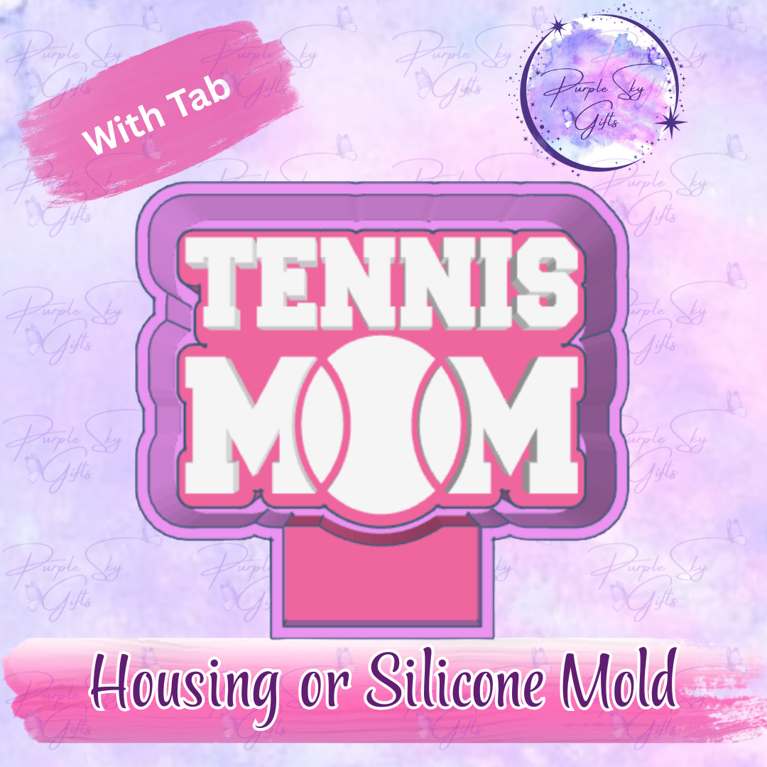 Tennis Ball Mom Freshie Mold Housing or Silicone Mold