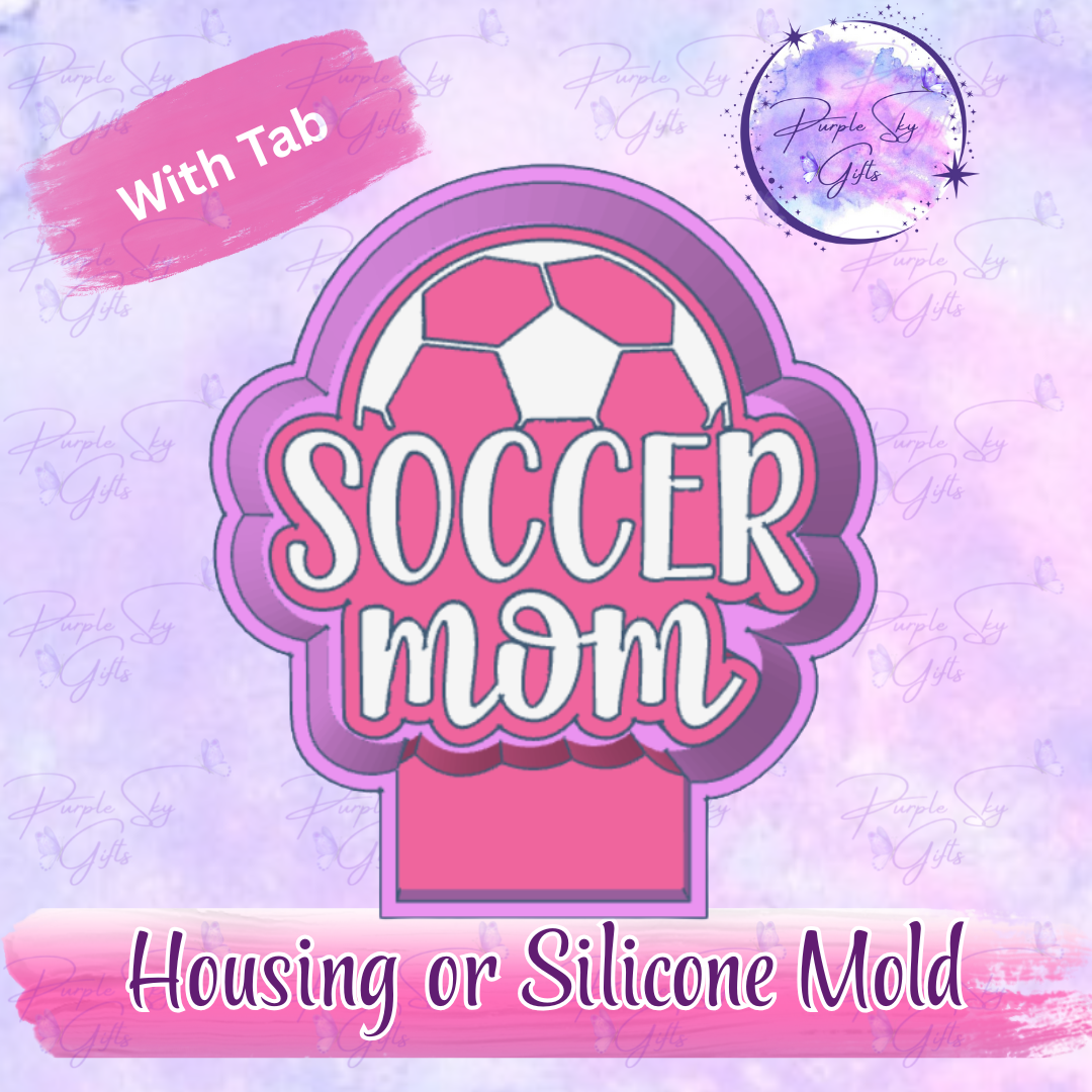 Soccer Mom Freshie Mold Housing or Silicone Mold