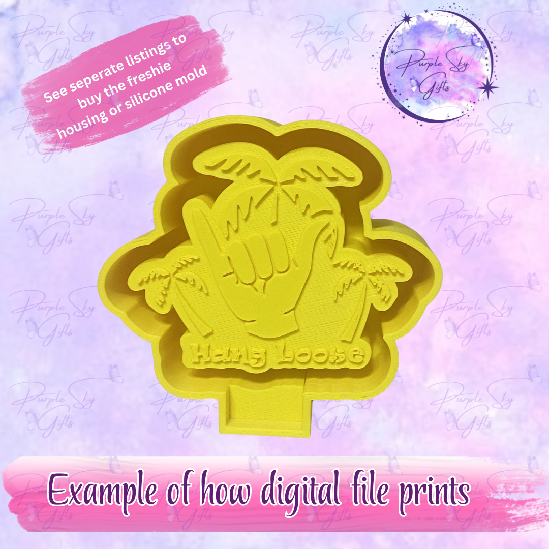 Hang Loose Mold Housing STL Digital File