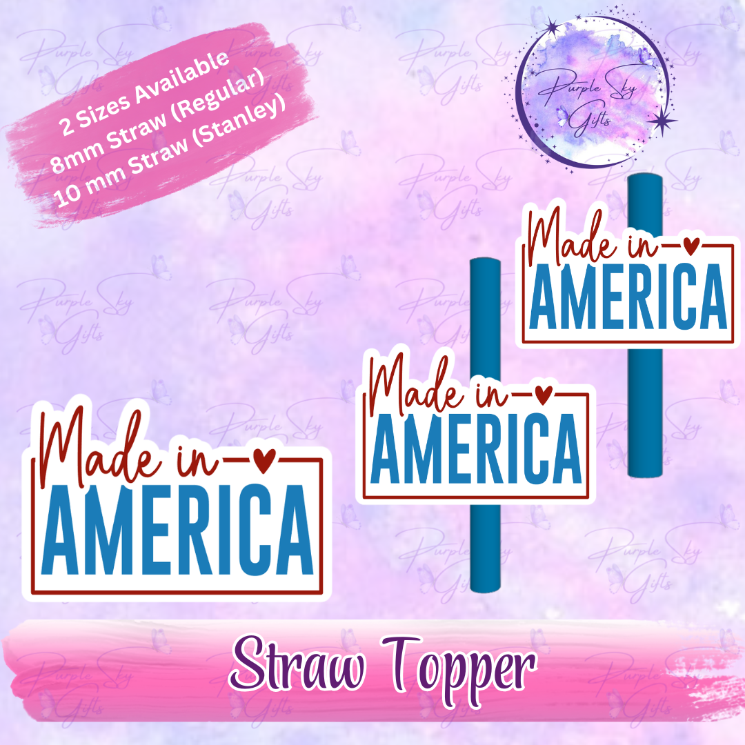 Made In America Straw Topper