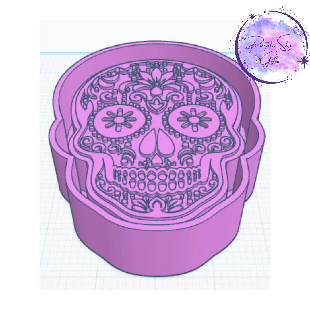 Daisy Sugar Skull Housing STL Digital File