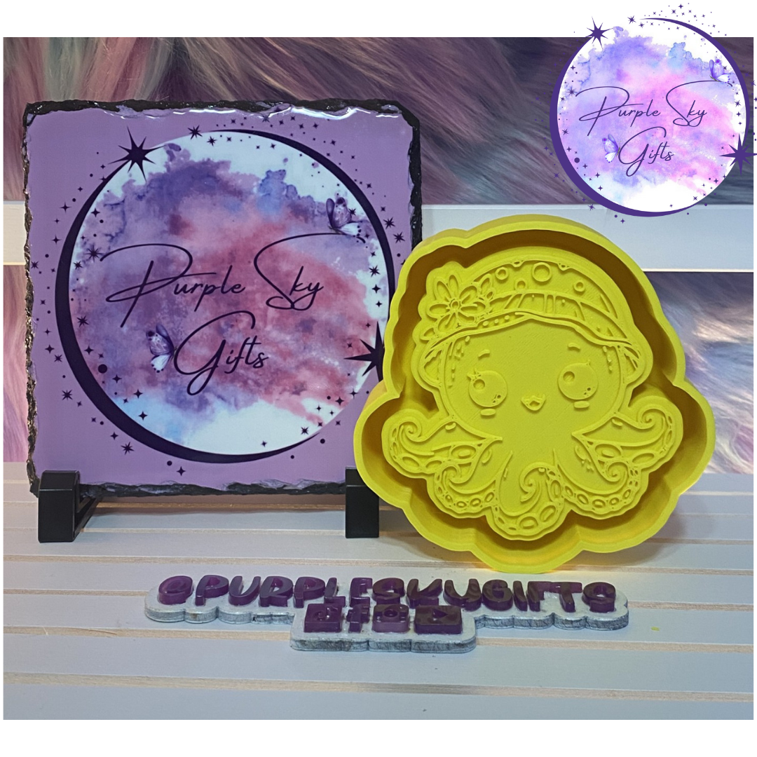 Cute Bucket Hat Octopus Silicone Mold