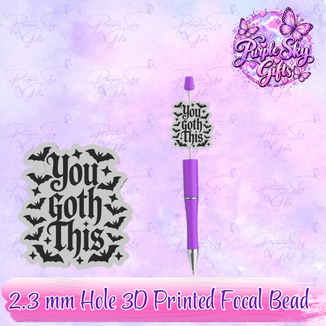 You Goth This Focal Bead