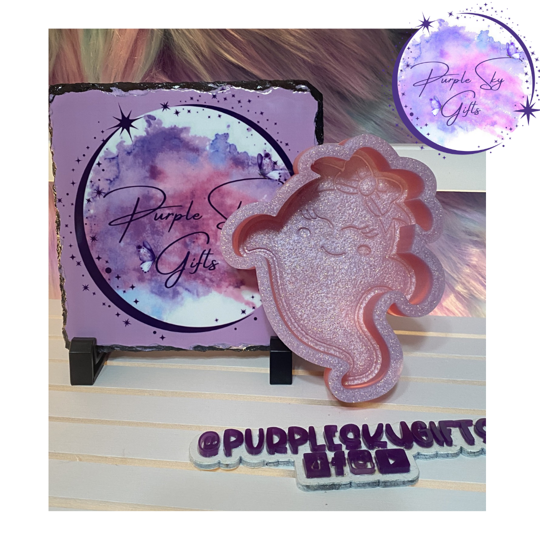 Cute Ghost Girl Halloween Silicone Mold