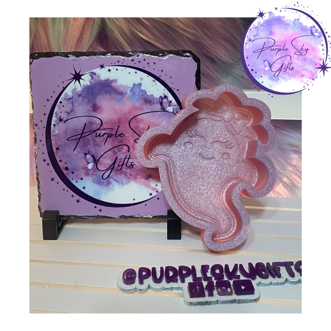 Cute Ghost Girl Halloween Silicone Mold
