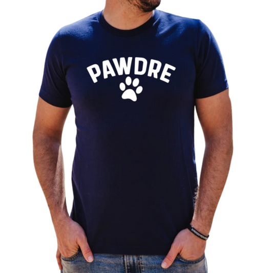 Pawdre - Dog Dad - Cat Dad Unisex Human T-Shirt, Crewneck, Or Hoodie