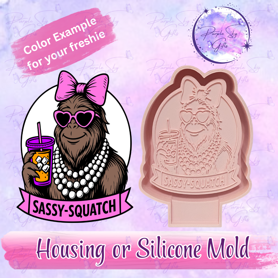 Sassy Squatch Female Bigfoot Sasquatch Mold Housing or Silicone Mold