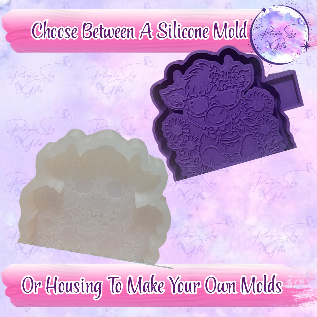 Sassy Cow Mold Housing OR Silicone Mold