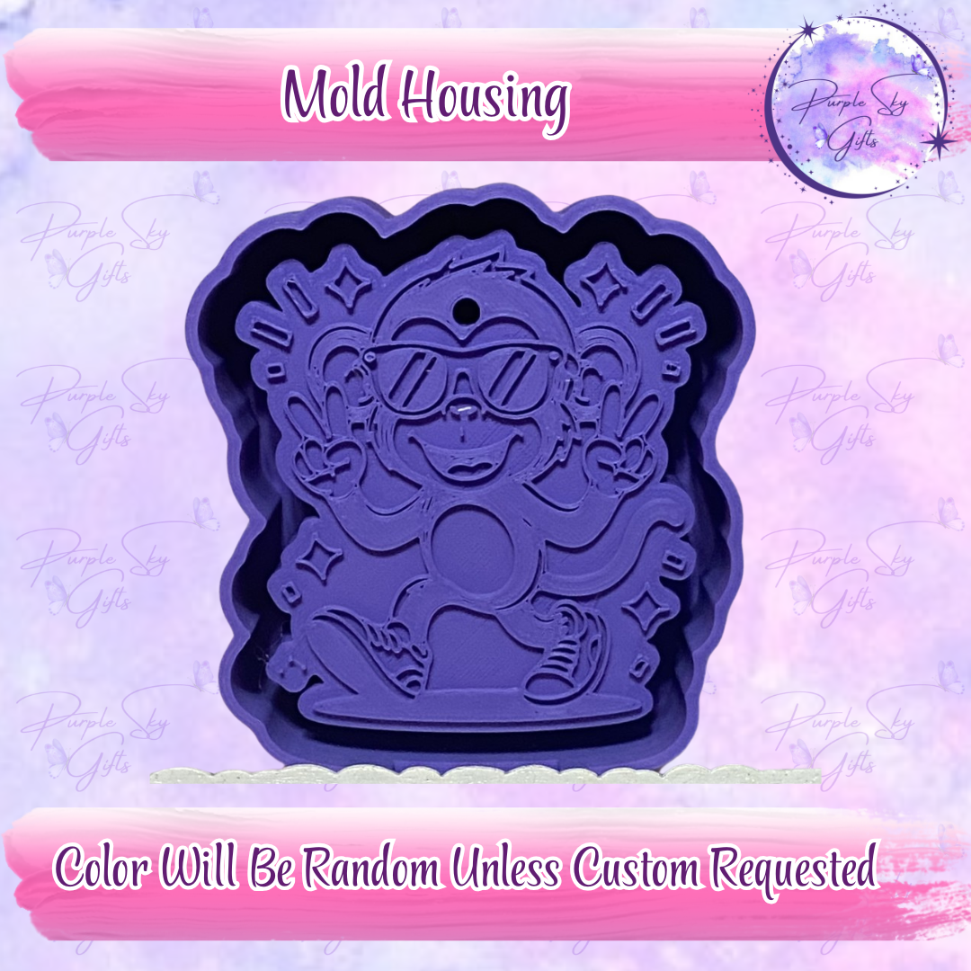 Dancing Monkey Mold Housing or Silicone Mold