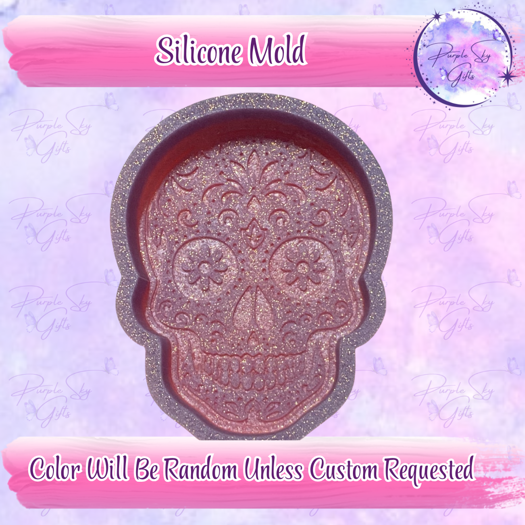 Daisy Eyes Sugar Skull Mold Housing OR Silicone Mold