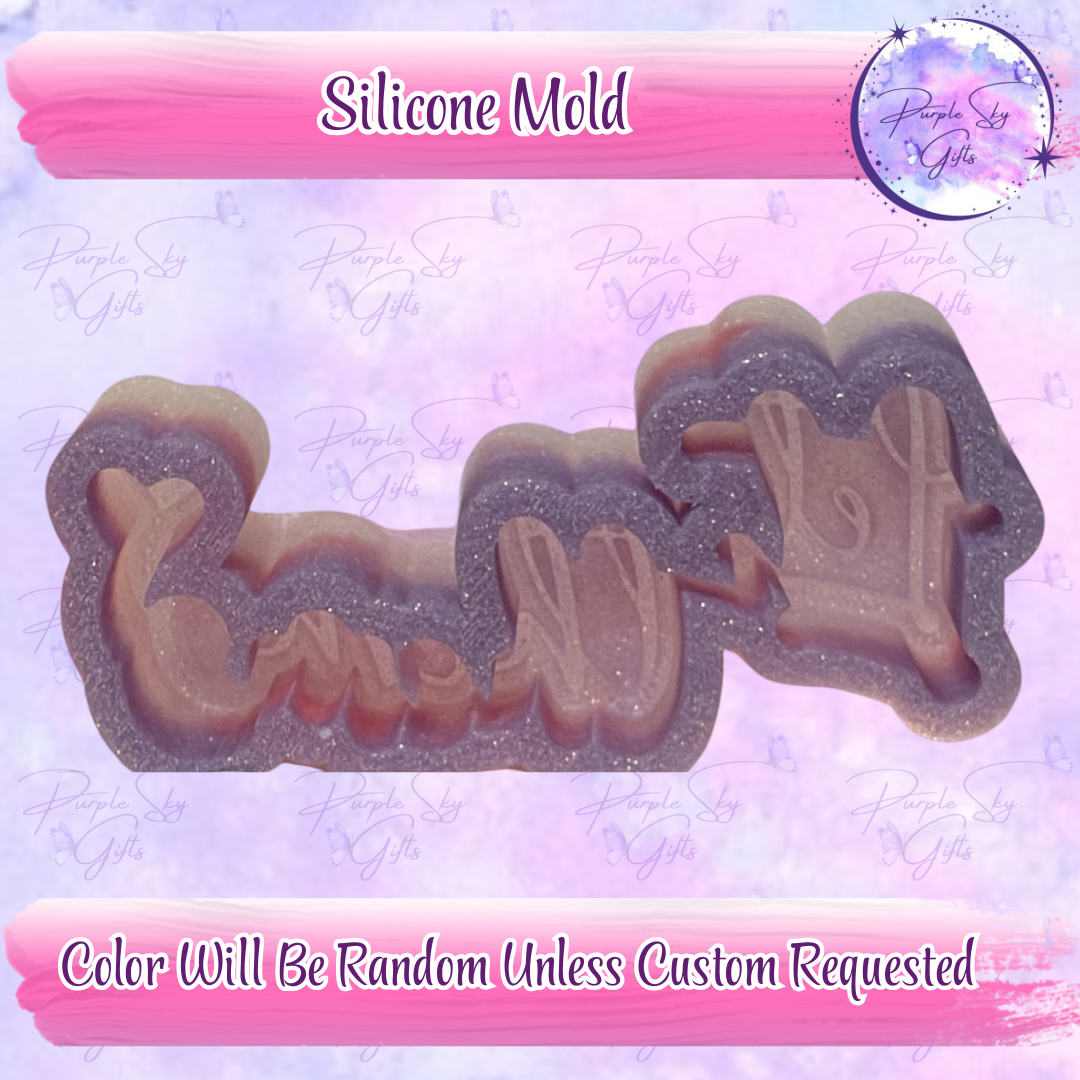 Let Them With Heart Swirl Mold Housing OR Silicone Mold