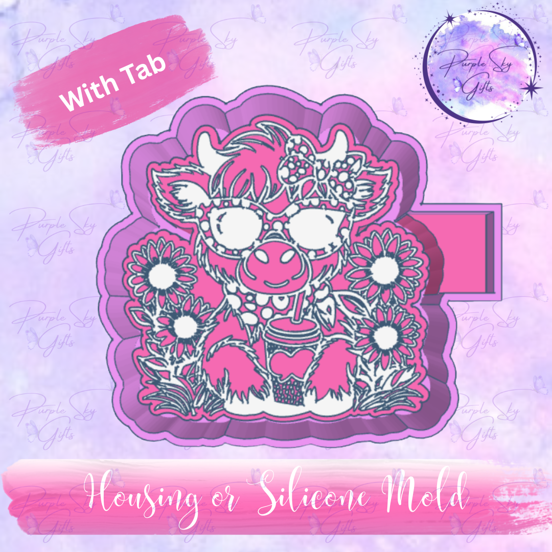 Sassy Cow Mold Housing OR Silicone Mold