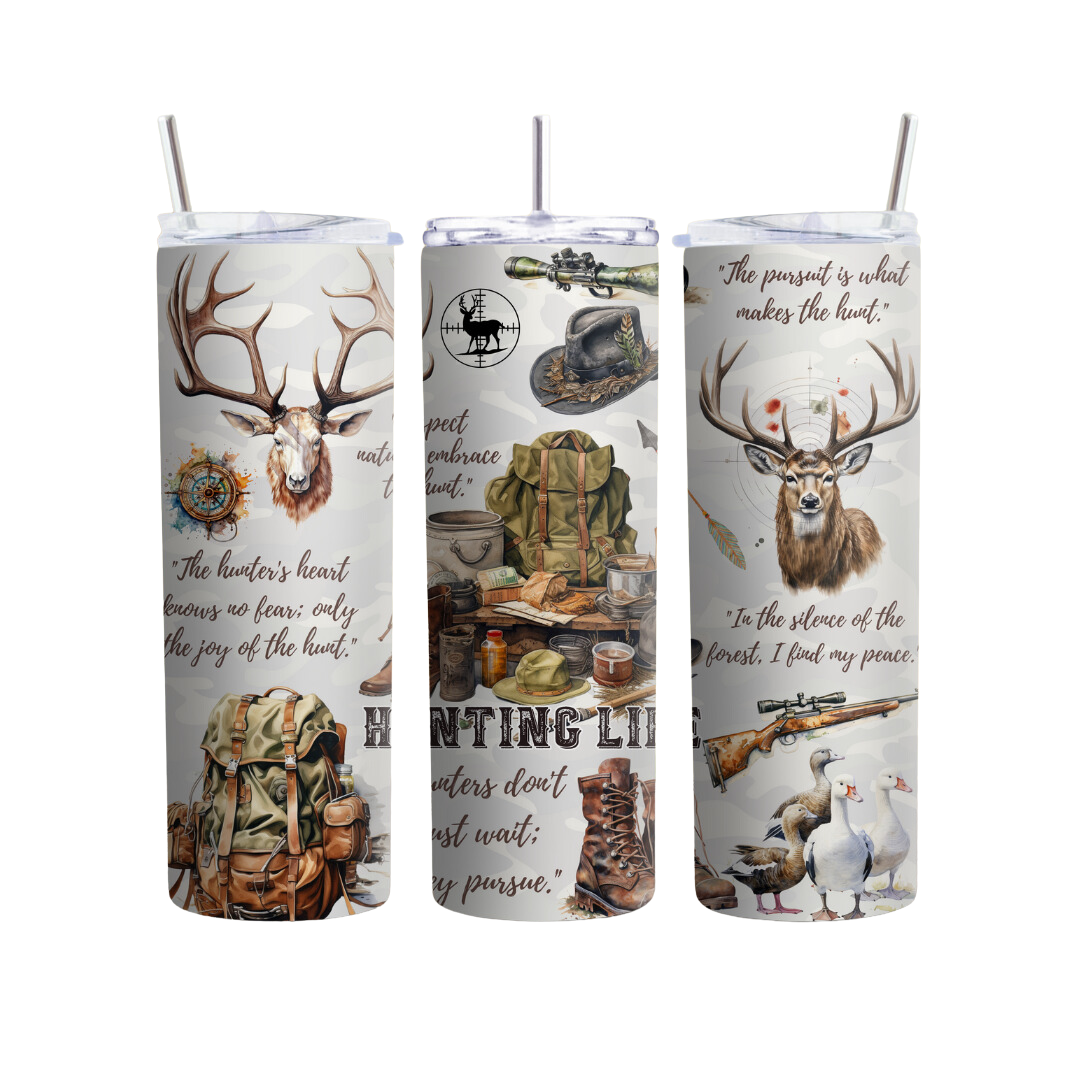 Hunting Life 20 or 30 oz Tumbler