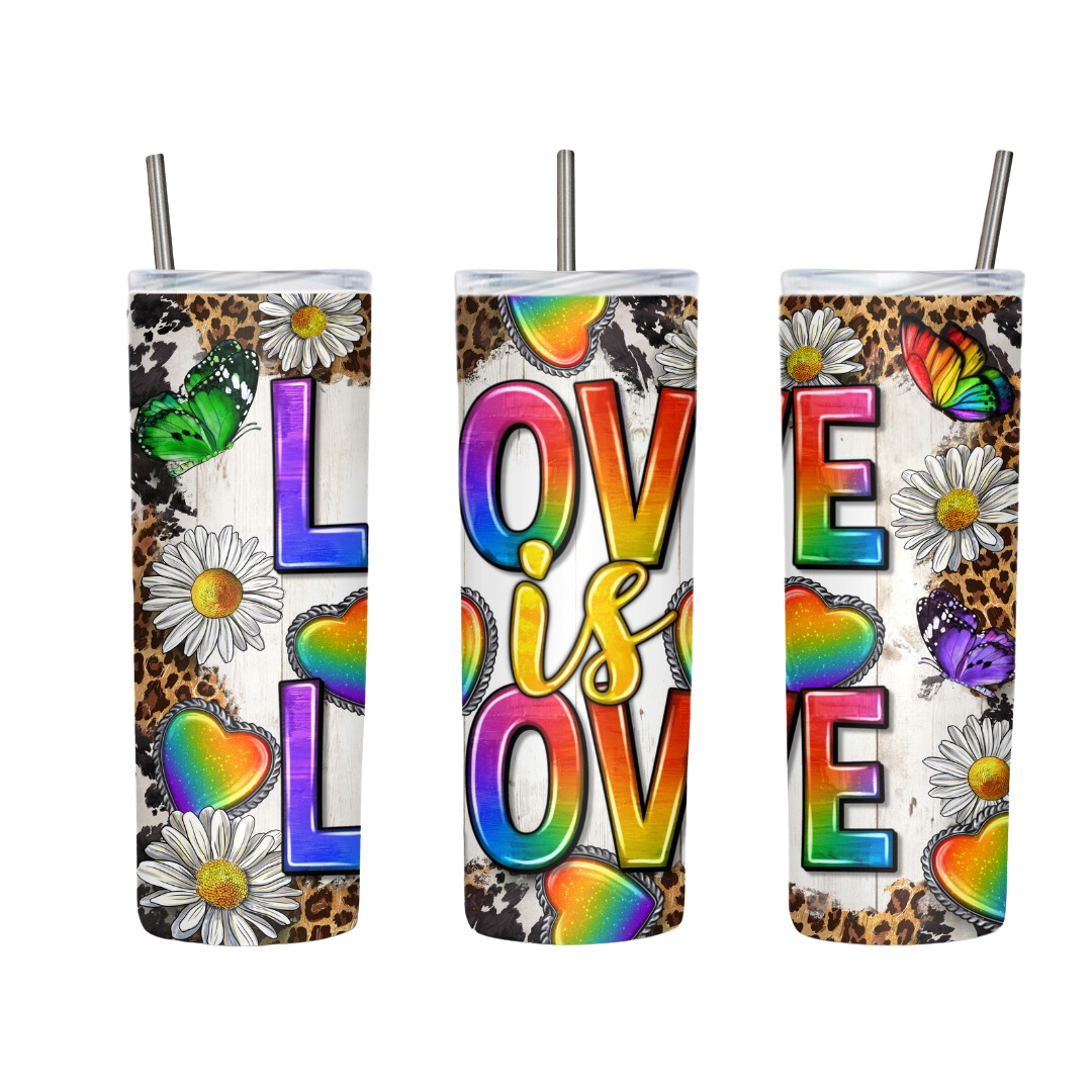 Love Is Love Pride 20 or 30 oz Tumbler