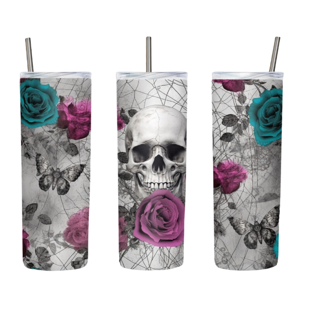 Gothic Gifts Skull & Roses Coconut Lip Balm Tin – Bloody Rose Boutique