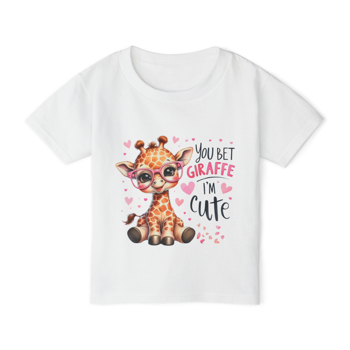You Bet Giraffe I'm Cute - Infant Bodysuit, Toddler T-Shirt, or Youth T-Shirt - Kids Apparel