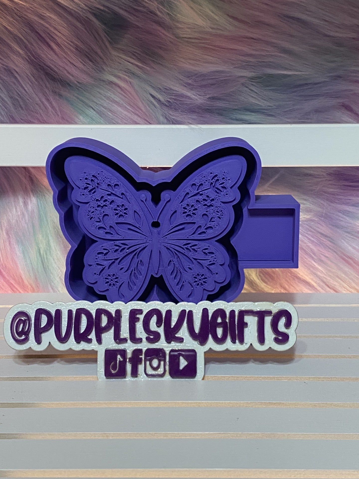 Floral Butterfly Mold Housing or Silicone Mold