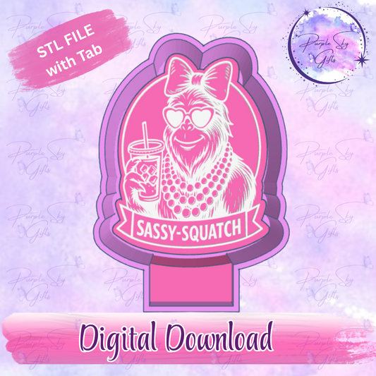 Sassy-Squatch Mold Housing STL Digital File