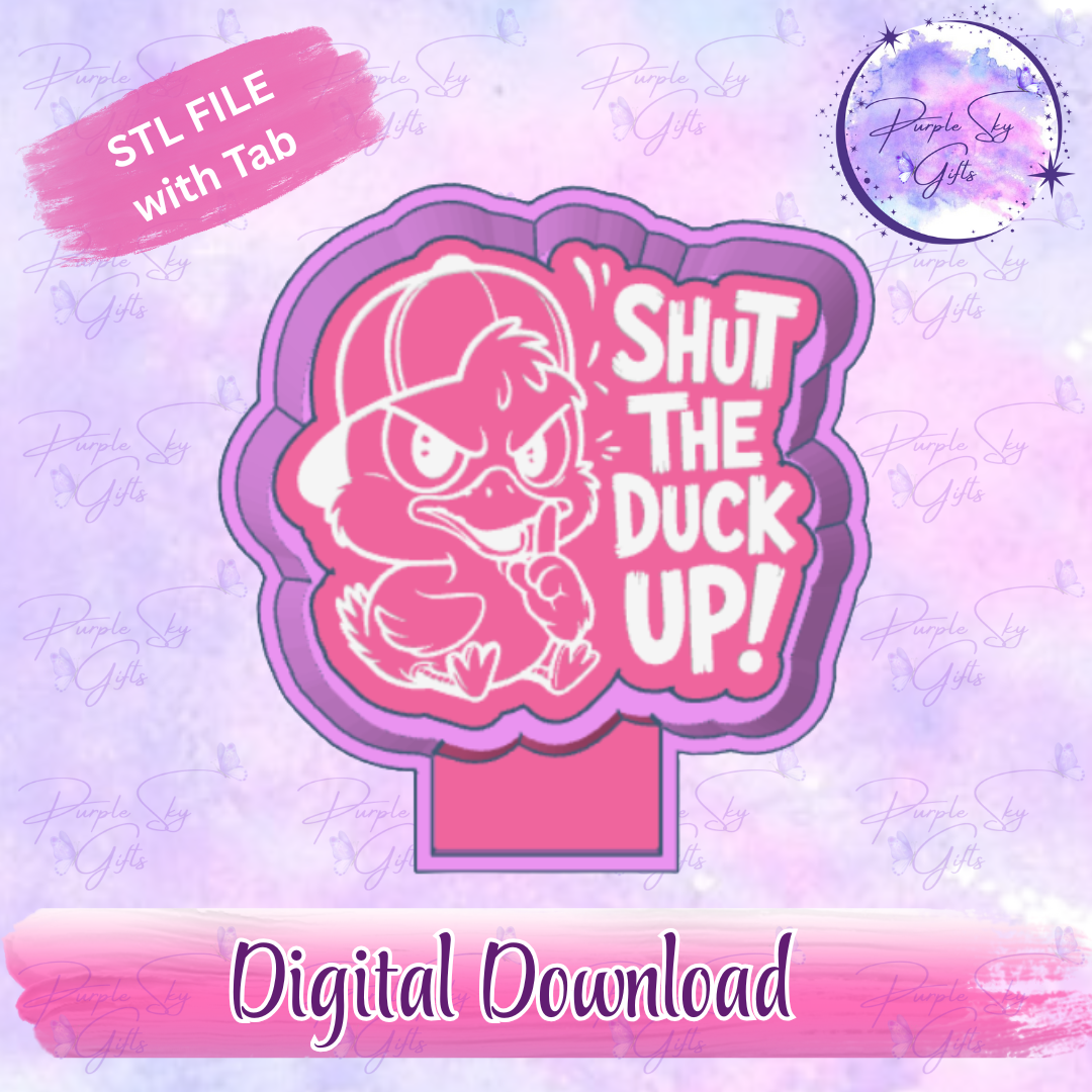 Shut The Duck Up Mold Housing STL Digital File