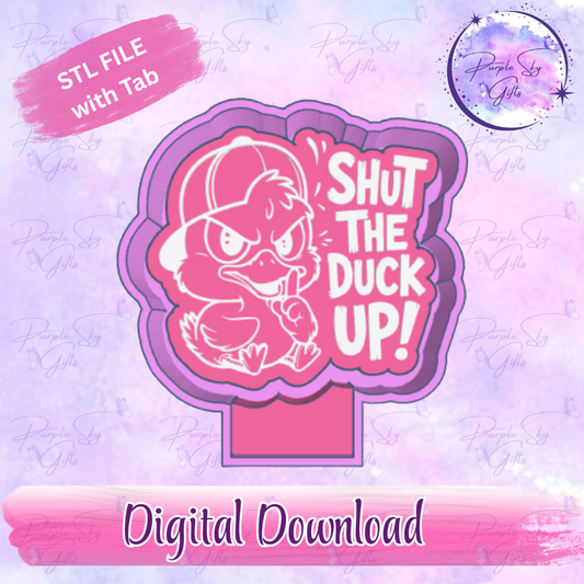 Shut The Duck Up Mold Housing STL Digital File