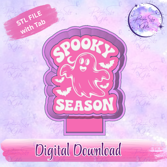 Halloween Spooky Season Ghost Mold Housing STL Digital File