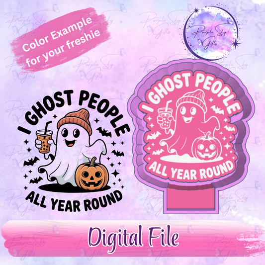 I Ghost People All Year Round Mold Housing STL Digital File