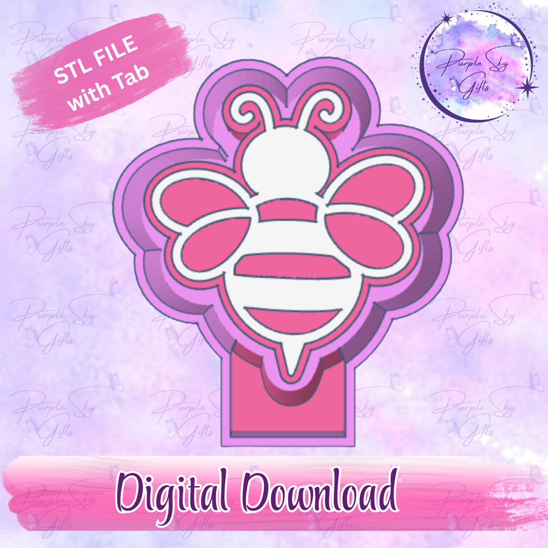 Bumble Bee Freshie Mold Housing STL Digital File