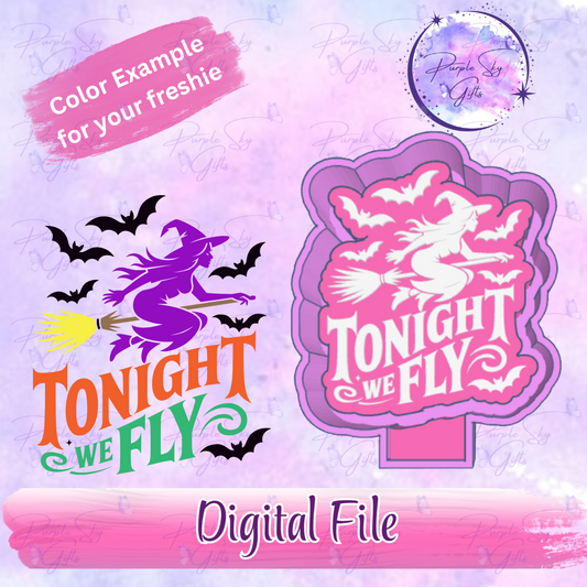 Tonight We Fly Freshie Mold Housing STL Digital File
