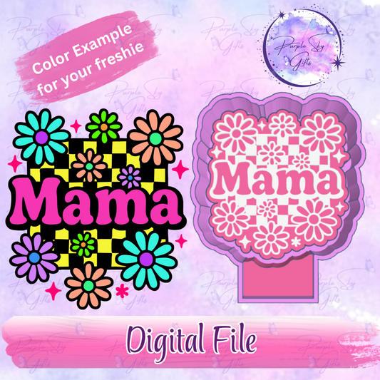 Floral Mama Freshie Mold Housing STL Digital File