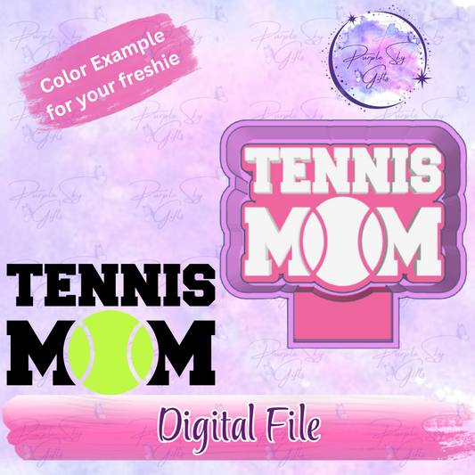 Tennis Ball Mom Freshie Mold Housing STL Digital File