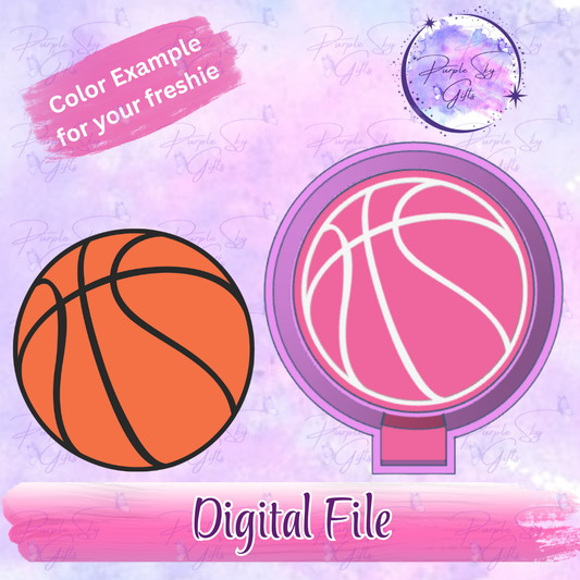 Basketball Freshie Mold Housing STL Digital File