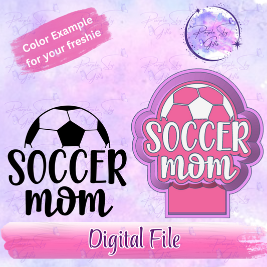 Soccer Mom Freshie Mold Housing STL Digital File