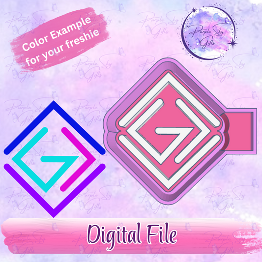 God Is Greater Than The Highs and Lows Diamond Freshie Mold Housing STL Digital File