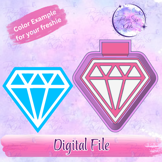Diamond Freshie Mold Housing STL Digital File