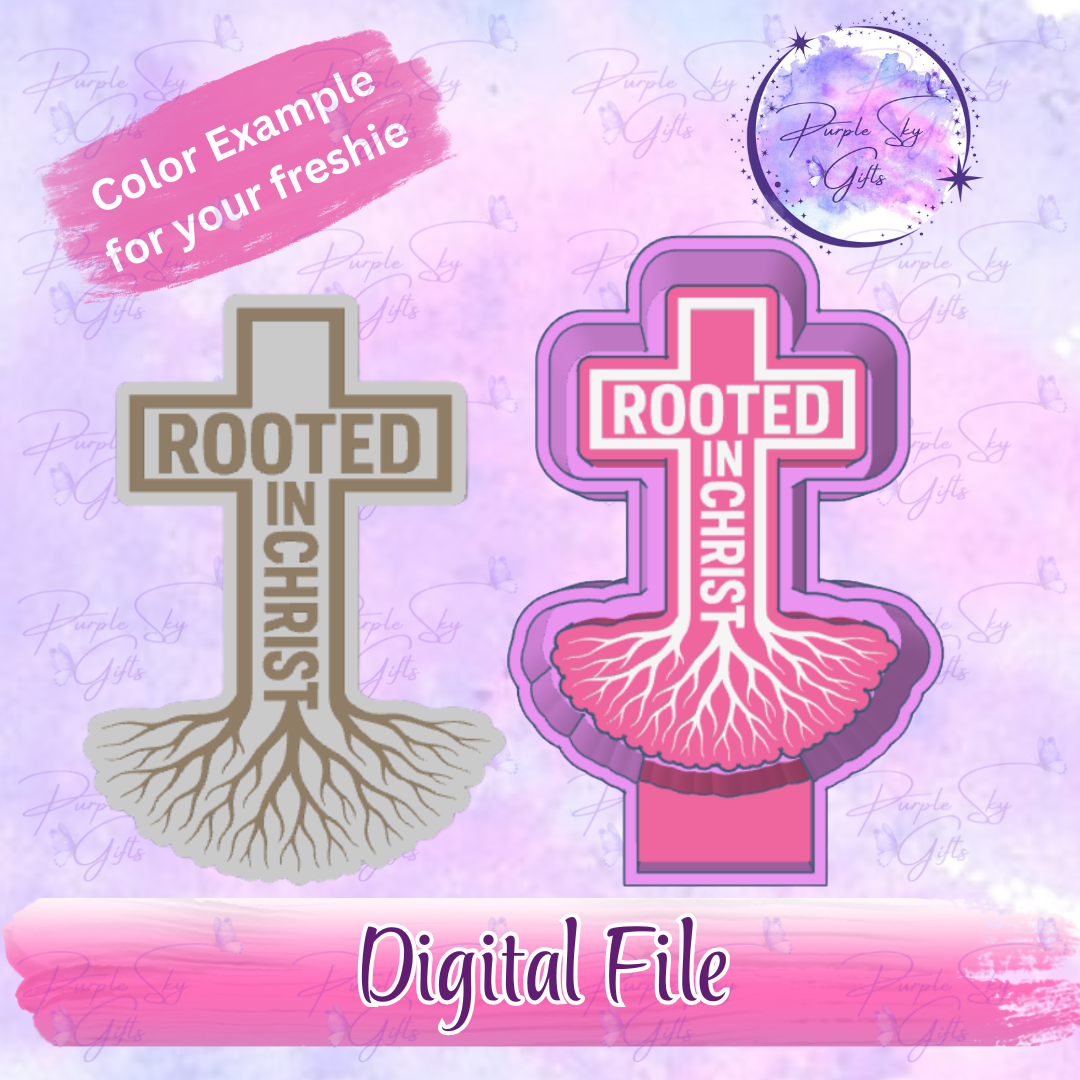 Rooted In Christ Freshie Mold Housing STL Digital File