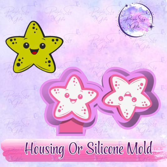 Starfish Vent Freshie Mold Housing or Silicone Mold