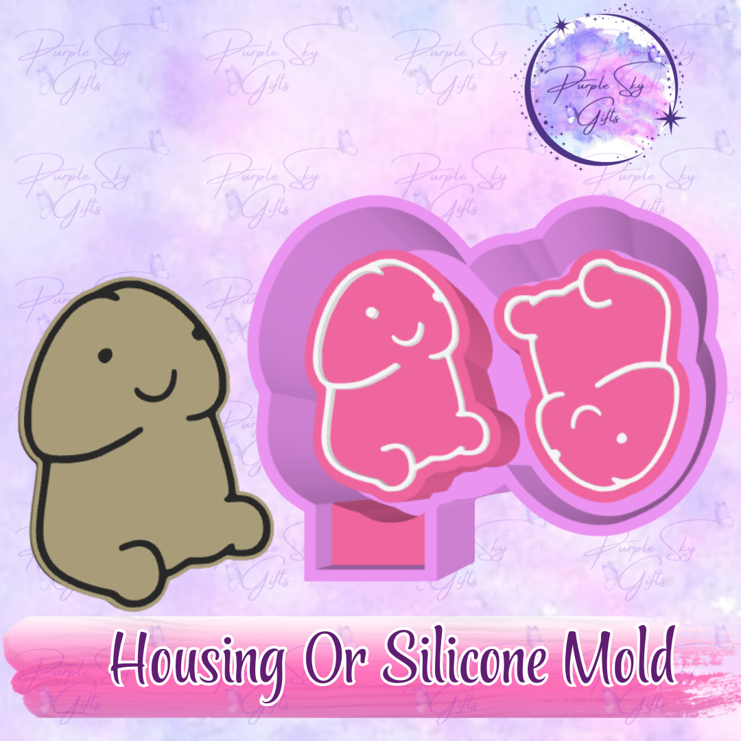 Richard Peen Ding Ding Vent Freshie Mold Housing or Silicone Mold