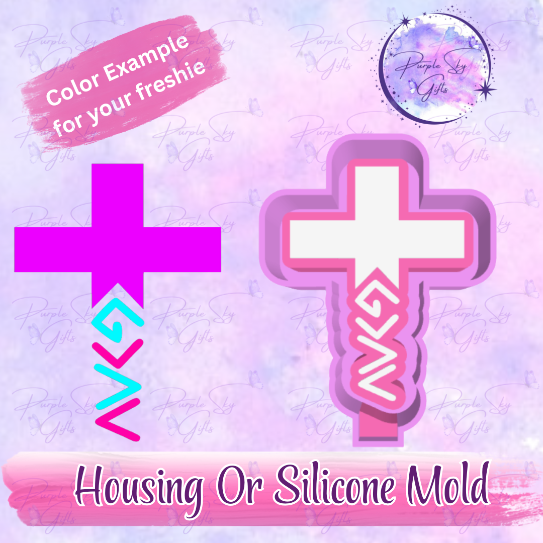 God Is Greater Than The Highs And Lows Solid Freshie Mold Housing or Silicone Mold