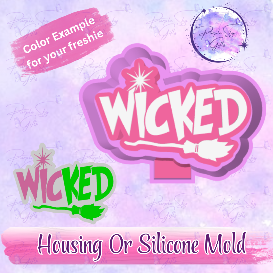 Wicked Freshie Mold Housing or Silicone Mold