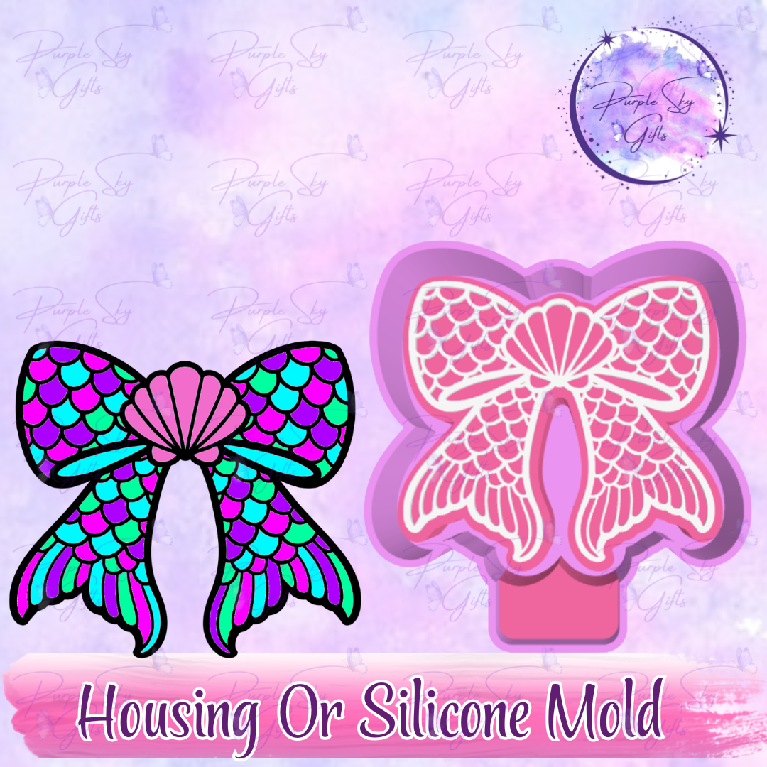 Mermaid Tail Freshie Mold Housing or Silicone Mold