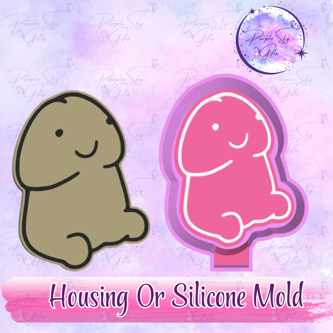 Richard Peen Ding Ding Freshie Mold Housing or Silicone Mold