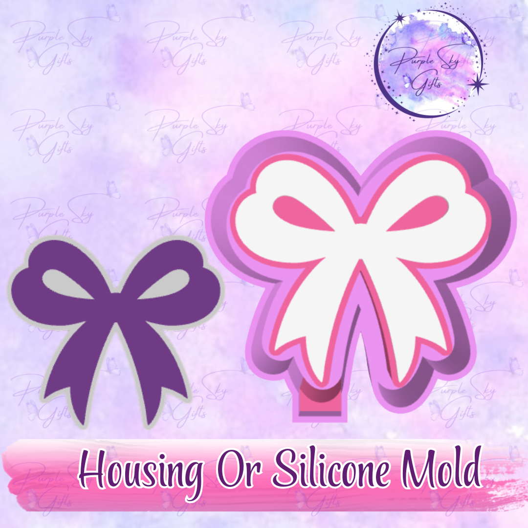 Bow 1 Freshie Mold Housing or Silicone Mold