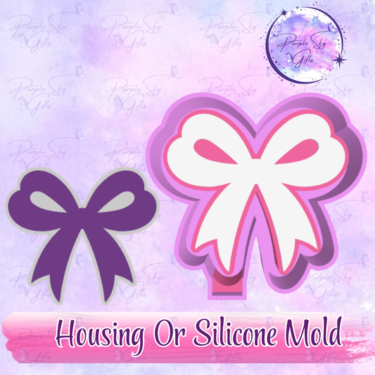 Bow 1 Freshie Mold Housing or Silicone Mold