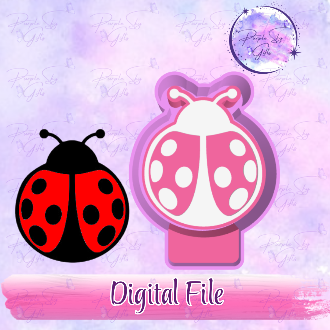 Ladybug Freshie Mold Housing STL Digital File
