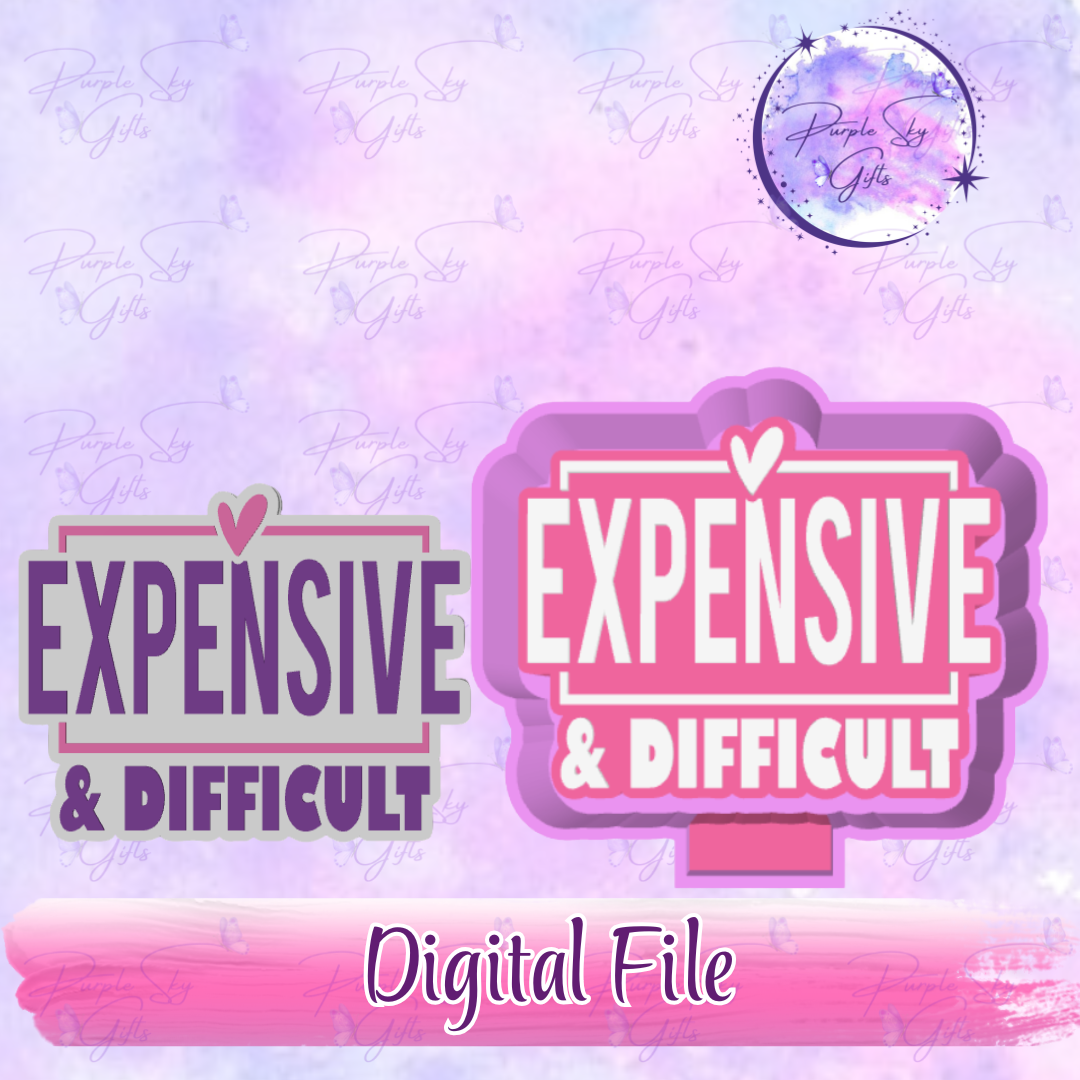 Expensive And Difficult Freshie Mold Housing STL Digital File