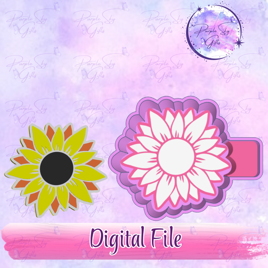 Sunflower Freshie Mold Housing STL Digital File