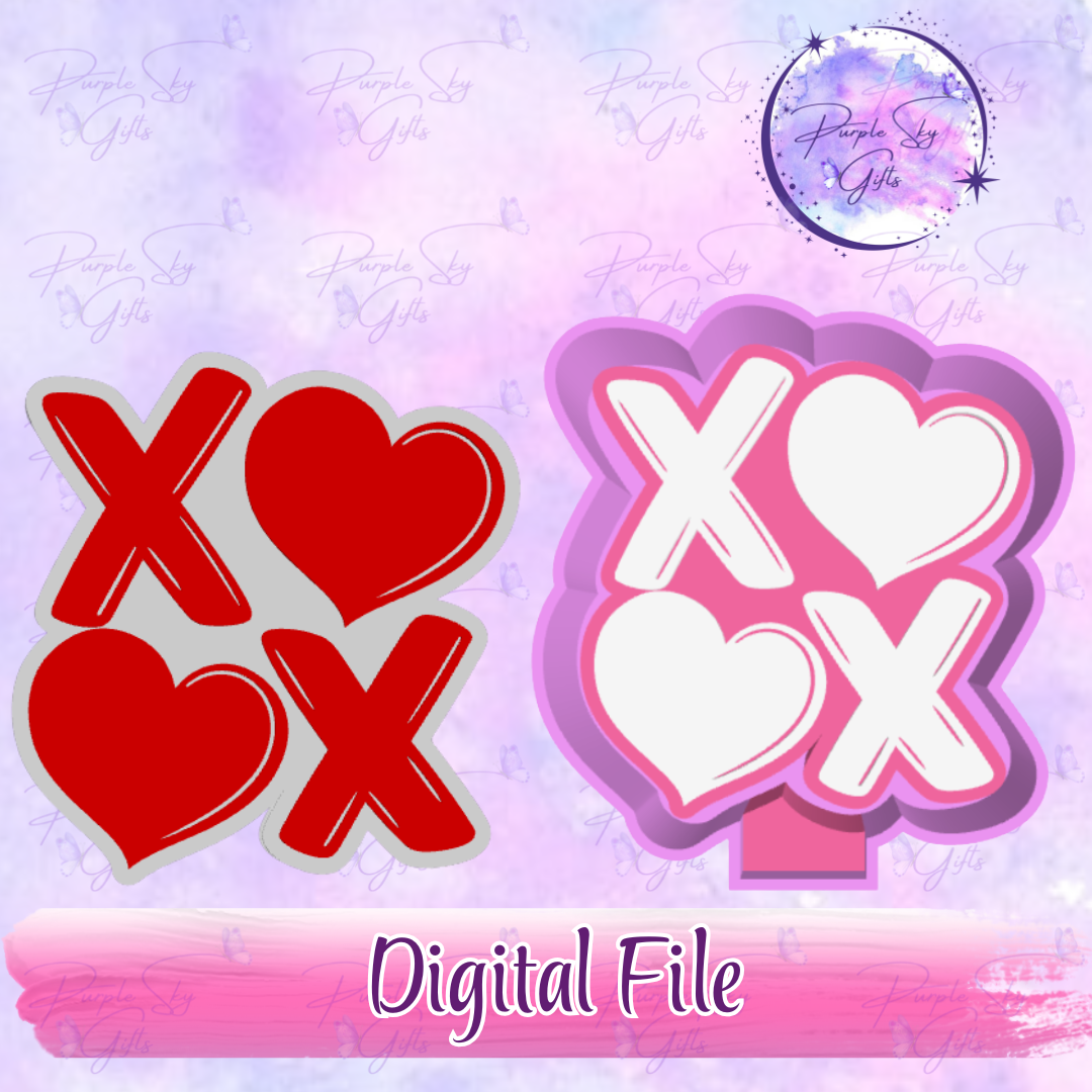 XOXO Freshie Mold Housing STL Digital File