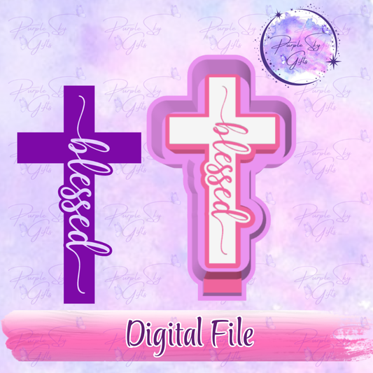 Blessed Cross Freshie Mold Housing STL Digital File