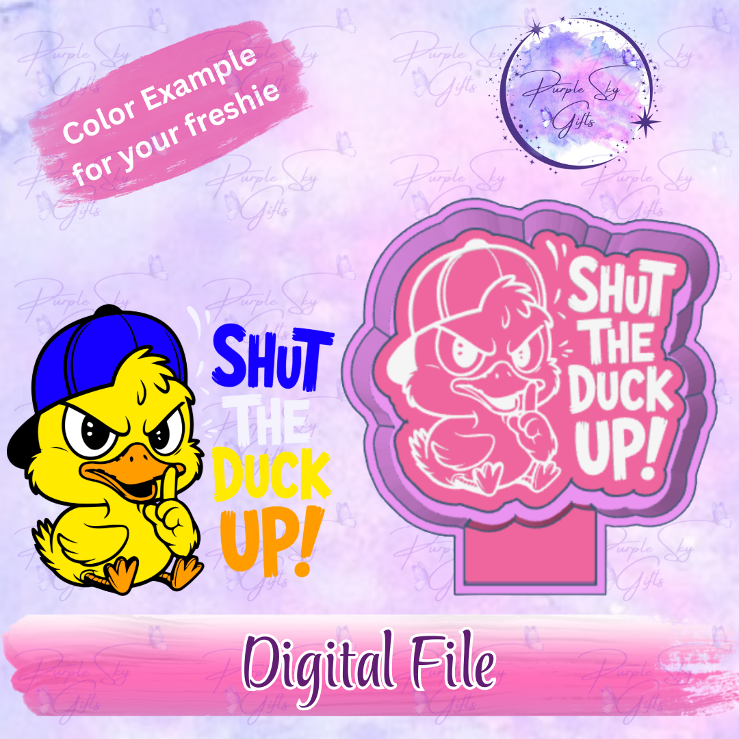 Shut The Duck Up Mold Housing STL Digital File