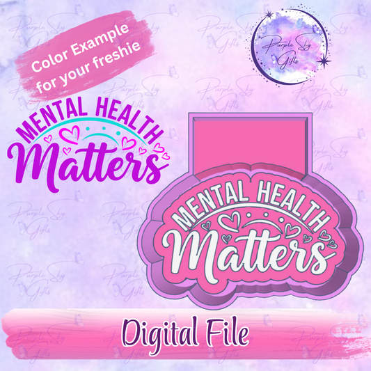 Mental Health Matters Mold Housing STL Digital File